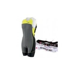 Paquete Tri Cinturón Porta Número y Trisuit Hombre