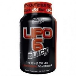 Quemador de Grasa Lipo 6 Black de Nutrex
