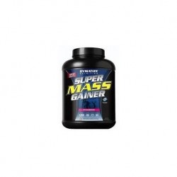 Proteína Ganador de Peso Dymatize Super Mass Gainer de 6 Lbs sabor Strawberry.