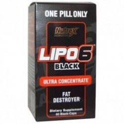 Quemador de grasa Lipo6 Black Ultra Concetrate 60 Capsulas