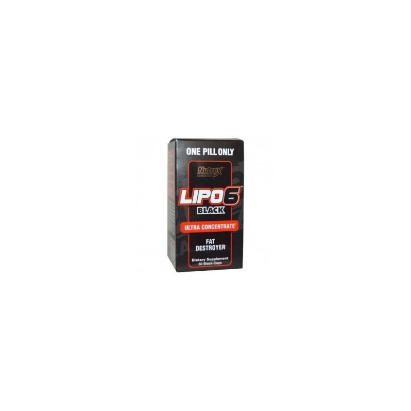 Quemador de grasa Lipo6 Black Ultra Concetrate 60 Capsulas