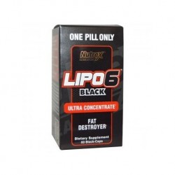 Quemador de grasa Lipo6 Black Ultra Concetrate 60 Capsulas