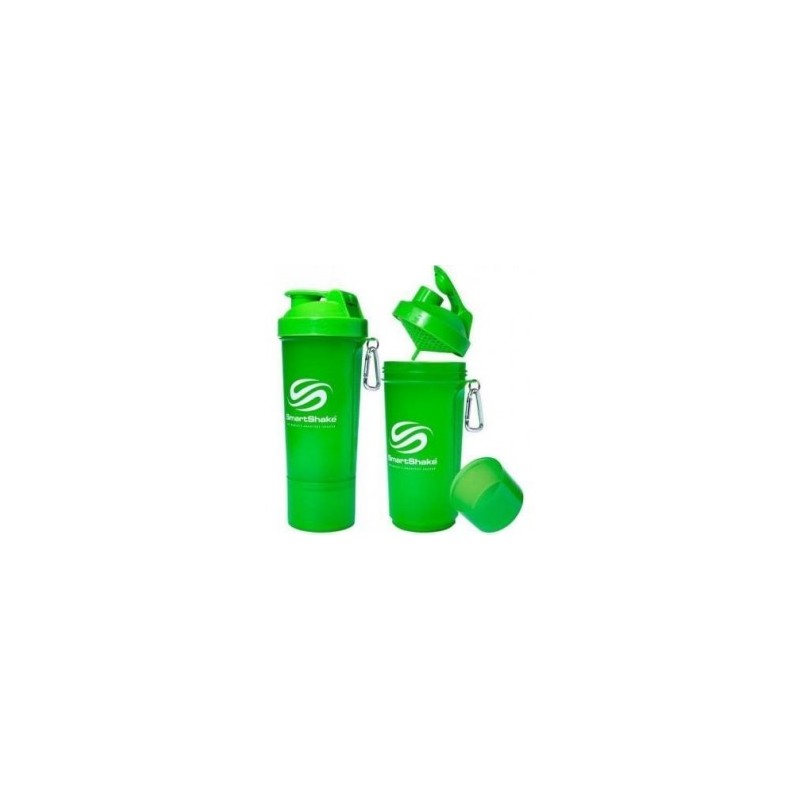 Shaker SMARTSHAKE SLIM 1 compartimento 600 ml color Neon Green.