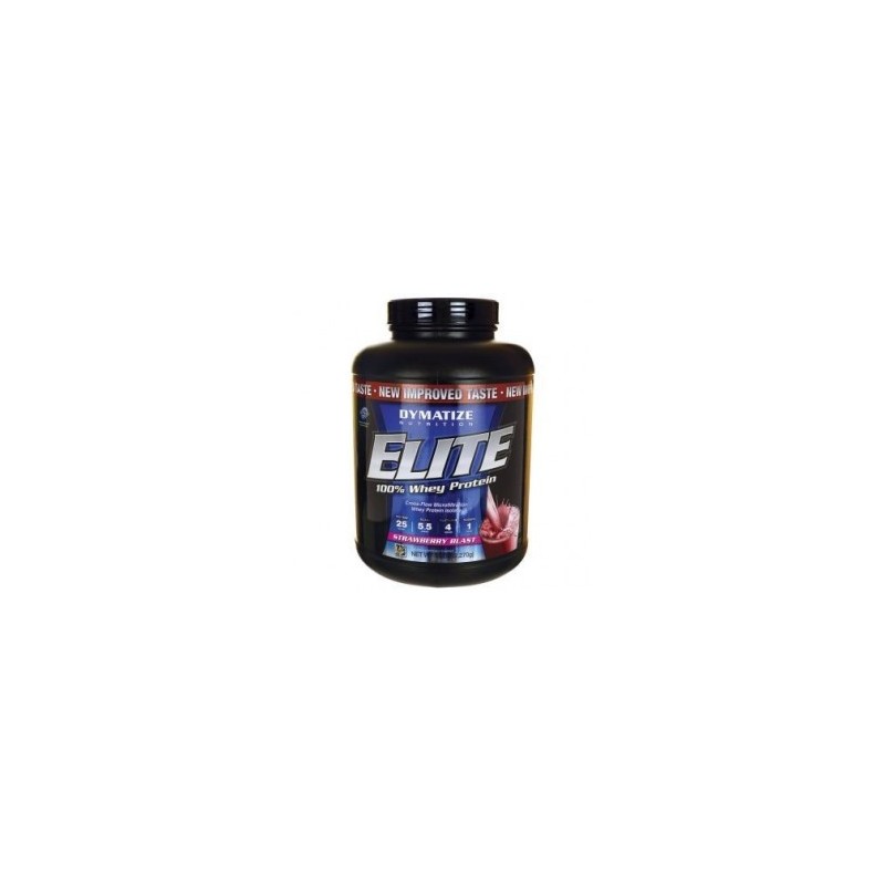Proteína Dymatize Elite 100% Whey 5 lbs sabor Strawberry Blast