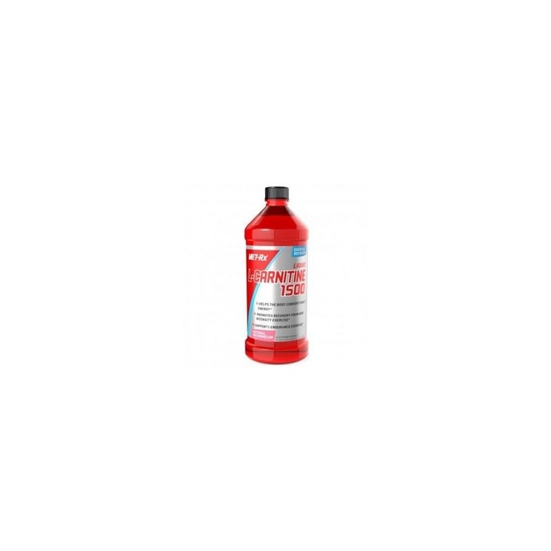 Quemador de grasa L-Carnitina liquida MET-RX L-Carnitine 1,500mg sabor Narural Watermelon 473ml.