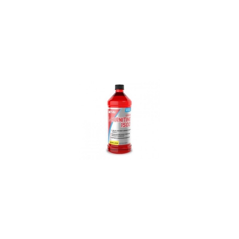 Quemador de grasa L-Carnitina liquida MET-RX L-Carnitine 1,500mg sabor Narural Lemon 473ml.