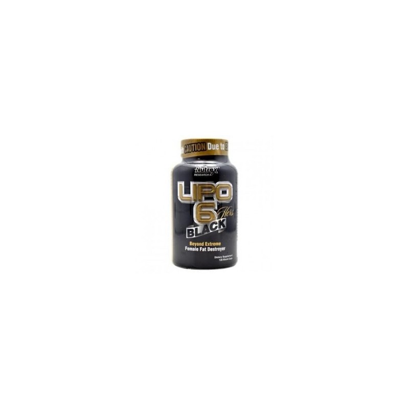 Quemador de Grasa Nutrex Lipo 6 Black Hers 120 caps.