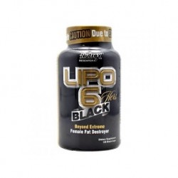 Quemador de Grasa Nutrex Lipo 6 Black Hers 120 caps.