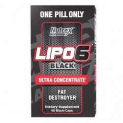 Quemador de Grasa LIPO 6 BLACK Ultra Concentrate 60 Caps