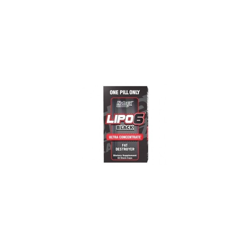 Quemador de Grasa LIPO 6 BLACK Ultra Concentrate 60 Caps