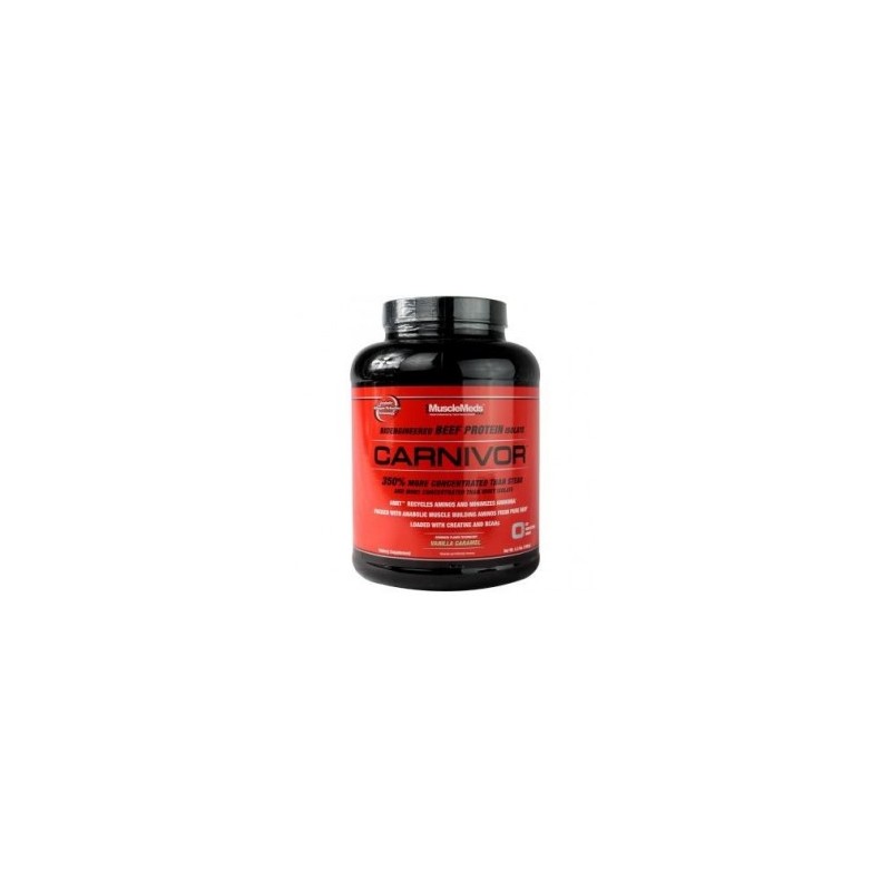 Proteína Muscle Meds Carnivor 4.5 lbs sabor Vainilla Caramel.