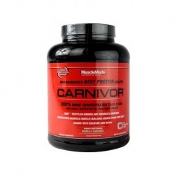 Proteína Muscle Meds Carnivor 4.5 lbs sabor Vainilla Caramel.