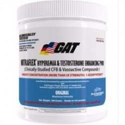 Nitraflex Hiperemia y Testosterona (Óxido Nitrico ) Pre Workout Polvo GAT