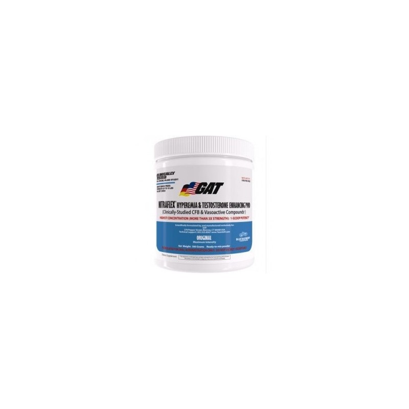 Nitraflex Hiperemia y Testosterona (Óxido Nitrico ) Pre Workout Polvo GAT