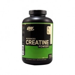 Creatina Optimum nutrition Creatina Micronized Powder 114 serv. sin sabor.