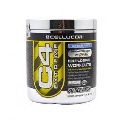Pre-entrenamiento (Óxido Nítrico) Cellucor C4 Extreme sabor Icy Blue Razz 30 serv.