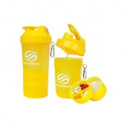 Shaker SMARTSHAKE 3 compartimentos 600 ml color Neón Amarillo.