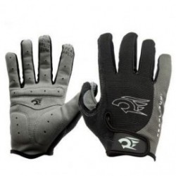Guante para bicicleta de montaña, de ruta o motocross Robesbone -Negro