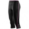 Capri de compresión SKINS B61063008FL-Negro con Rosa