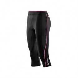 Capri de compresión SKINS B61063008FL-Negro con Rosa
