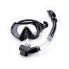 Buceo - Máscara de Buceo Snorkel Gafas Conjunto silicona Equipo Para Piscina azul