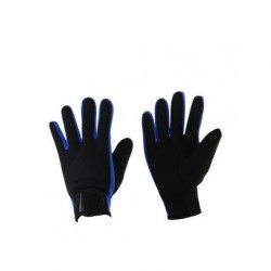 Par de Guantes para Buceo Natación Deporte Azul + Negro Talla M-L 2.0mm Xmas Christmas la Navidad
