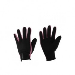 Par de Guantes para Buceo Natación Deporte Rosa + Negro Talla M-L 2.0mm Xmas Christmas la Navidad