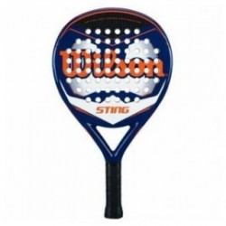 Raqueta Wilson Sting WRT950600 para Padel-Púrpura con Naranja
