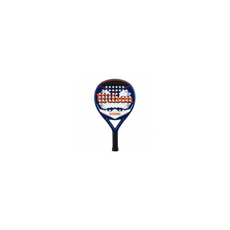 Raqueta Wilson Sting WRT950600 para Padel-Púrpura con Naranja