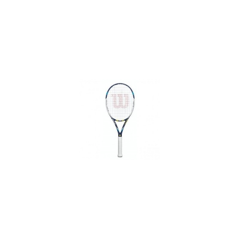 Raqueta de Tenis Wilson Juice 100S-Negro con Blanco