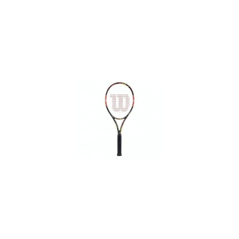 Raqueta Profesional Burn 100ULS Wilson WRT72561U2-Naranja con Negro