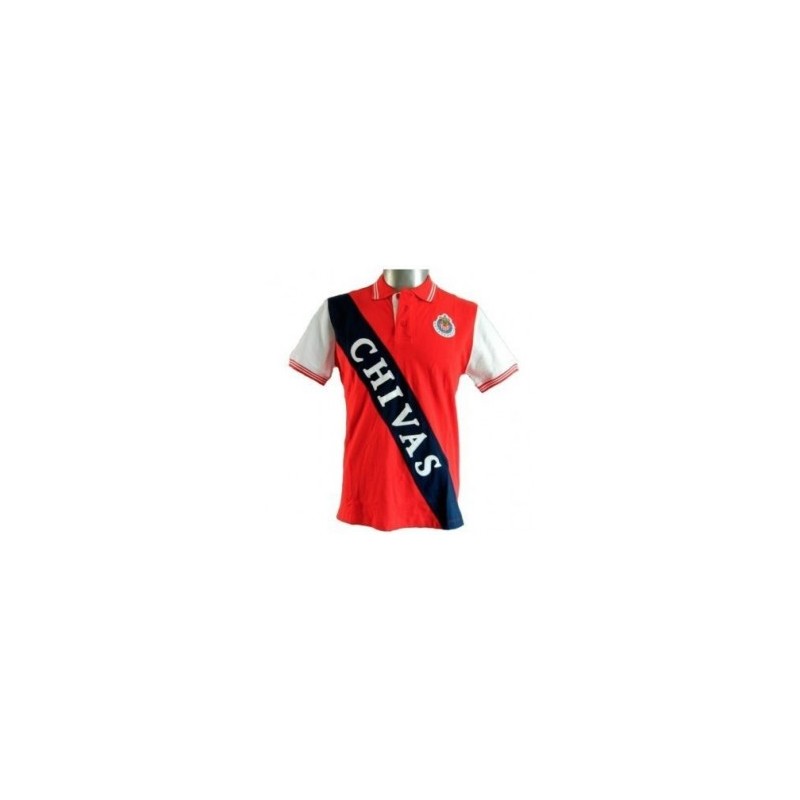 Playera Polo Chivas MCV3443 Roja