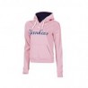 Sudadera Majestic NY Yankees Women Hoodie-Rosa