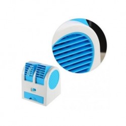 Mini pequeño ventilador de refrigeración USB de escritorio sin cuchilla de doble aire acondicionado portátil EH