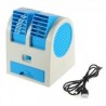 Mini pequeño ventilador de refrigeración USB de escritorio sin cuchilla de doble aire acondicionado portátil