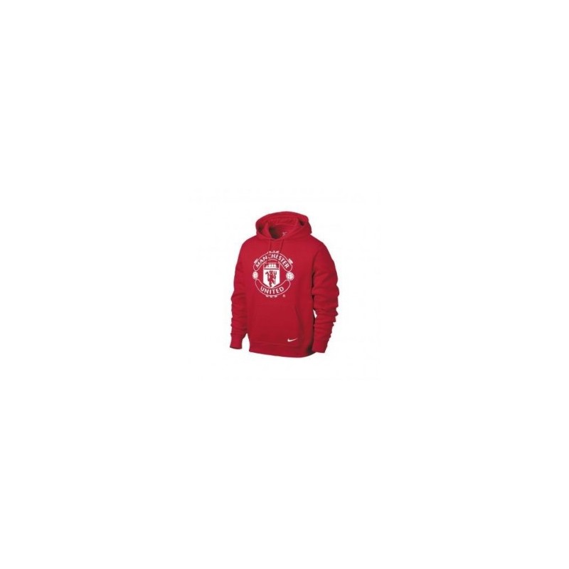 Sudadera Nike ManU Core Hoody-Rojo