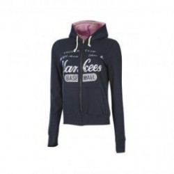 Sudadera Majestic NY Yankees Full Zip Hoodie-Azul Marino