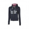 Sudadera Majestic NY Yankees Full Zip Hoodie-Azul Marino