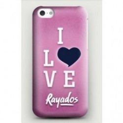 Case Sublimado Voltoch I Love Rayados Corazón-Azul