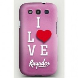Case Sublimado Voltoch I Love Rayados Corazón-Rojo