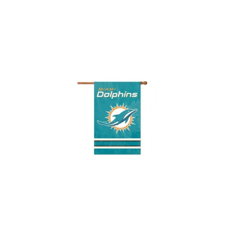 Miami Dolphins Applique Banner Flag