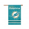 Miami Dolphins Applique Banner Flag