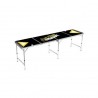 Mesa de Beer Pong-Negra Amarilla