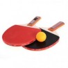 Tabla Par Tenis Ping Pong Paddle Raqueta Bate con 3 bolas de deportes al aire libre