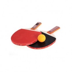 Tabla Par Tenis Ping Pong Paddle Raqueta Bate con 3 bolas de deportes al aire libre