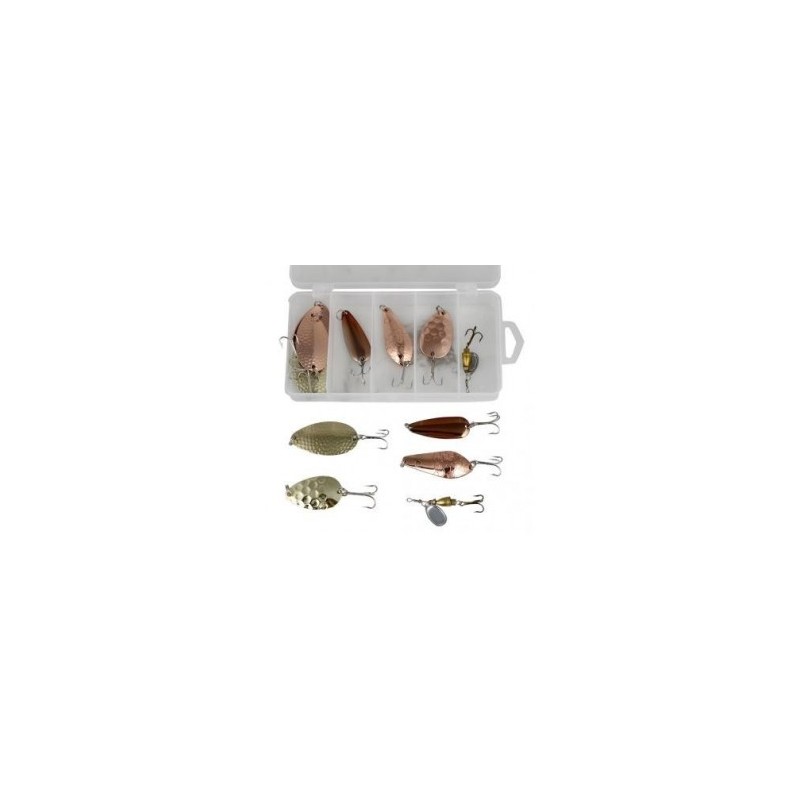 CEBOS DE CUCHARILLAS FREEFISHER SET DE 12PCS