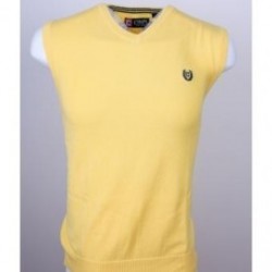 Chaleco Chaps color amarillo talla M
