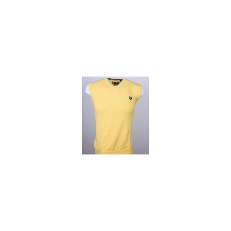 Chaleco Chaps color amarillo talla M