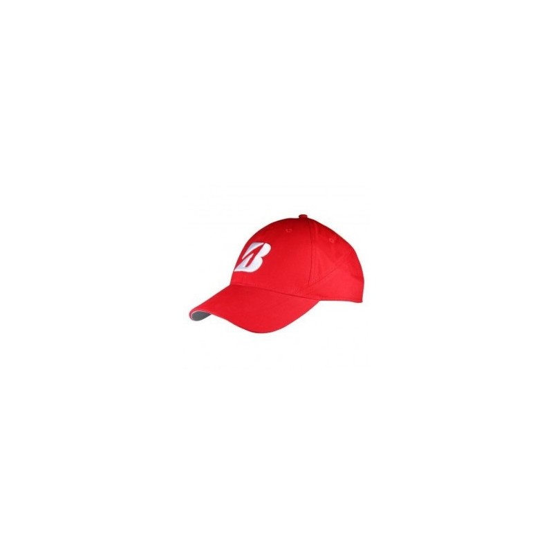 Gorra Bridgestone Golf Impermeable Rojo-Rojo