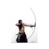 Arco Medieval de Madera con tres flechas incluidas Long bow Drakkar Shop 1.80 m Madera de Roble-Madera
